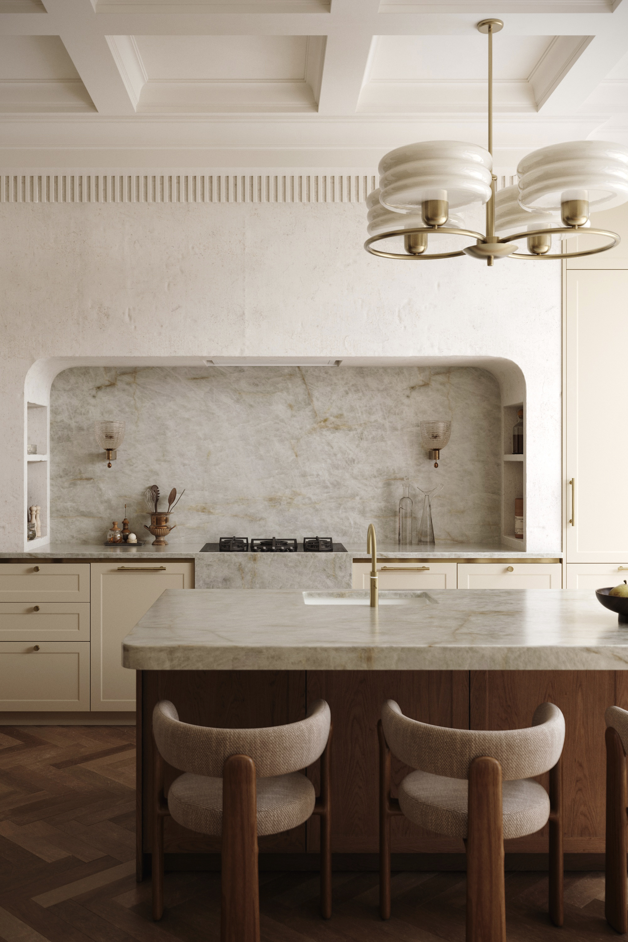 Boiling-water taps and hot cupboards: planning services early